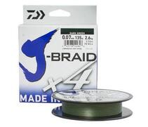 Леска плетеная DAIWA "J-Braid X4" 0,07мм 135 (зеленая), фото 