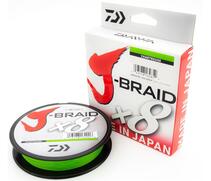 Леска плетеная DAIWA "J-Braid X8" 0,06 мм 150 м (флуор.-желтая), фото 