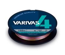 Плетеный шнур Varivas 4 Stripe Marking Edition, #0.8, 150 м, Многоцветный, фото 