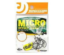 Крючки офсетные JungleGym J400 Micro Offset Hook, #4, NS, фото 
