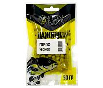 LION BAITS Горох насадочный "Наживка" натуральный "Чеснок" 50гр, фото 