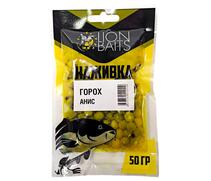 LION BAITS Горох насадочный "Наживка" натуральный "Анис" 50гр, фото 