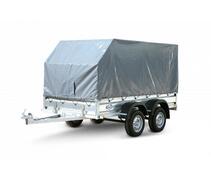 ПРИЦЕП КМЗ БИЗНЕС-ОПТИМА 7194 F5 с тентом и каркасом 1500 см колесо 13, фото 