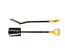 Лопата штыковая с закругленным лезвием FISKARS Solid (1003456), фото 