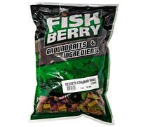 FISHBERRY Пеллетс быстрорастворимый "Сладкий микс" Слива 10мм - 1 кг, фото 