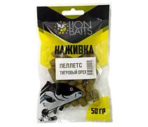 Lion baits Пеллетс насадочный "Наживка" с резинкой "Тигровый орех" 8 мм 50гр, фото 