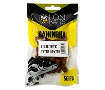 Lion baits Пеллетс насадочный "Наживка" с резинкой "Тутти-Фрутти" 8 мм 50гр, фото 