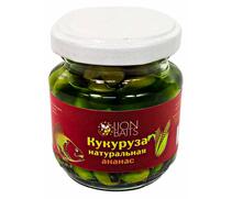 Lion baits Кукуруза натуральная в стеклянной банке "Ананас" 110мл, фото 
