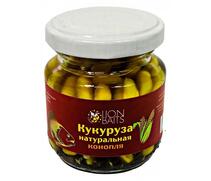 Lion baits Кукуруза натуральная в стеклянной банке "Конопля" 110мл, фото 