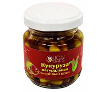 Lion baits Кукуруза натуральная в стеклянной банке "Тигровый орех" 110мл, фото 