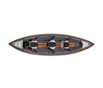 Каяк надувной трехместный ZIPPER IKOr3-380 ORANGE, фото 