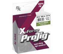Леска плетеная ProJig X-Force 0.20мм, 15 кг, 150 м, хаки, фото 