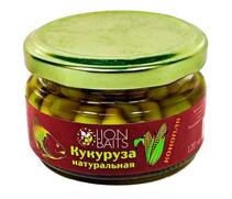 Lion baits Кукуруза натуральная в стеклянной банке "Конопля" 120мл, фото 