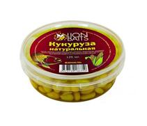 Lion baits Кукуруза натуральная в пластиковой банке "Ваниль" 125мл, Вкус для группировки: Ваниль, фото 