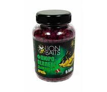 Lion Baits Пеллетс флюро дымящий "Криль" 6мм - 300гр (банка), Вкус для группировки: Криль, Диаметр (мм): 6 мм, фото 