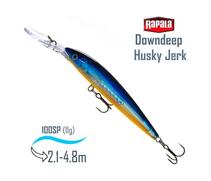 Воблер RAPALA Downdeep Husky Jerk 10, BGH, Цвет: BGH, Вес гр: 11, Длина, мм: 100 мм, фото 