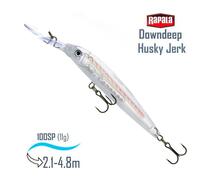 Воблер RAPALA Downdeep Husky Jerk 10, GMN, Цвет: GMN, Вес гр: 11, Длина, мм: 100 мм, фото 