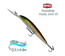 Воблер RAPALA Downdeep Husky Jerk 10, OGH, Цвет: OGH, Вес гр: 11, Длина, мм: 100 мм, фото 