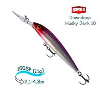 Воблер RAPALA Downdeep Husky Jerk 10, PRCL, Цвет: PRCL, Вес гр: 11, Длина, мм: 100 мм, фото 