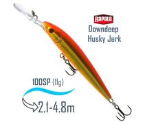 Воблер RAPALA Downdeep Husky Jerk 10, GF, Цвет: GF, Вес гр: 11, Длина, мм: 100 мм, фото 
