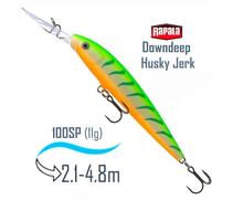 Воблер RAPALA Downdeep Husky Jerk 10, GTU, Цвет: GTU, Вес гр: 11, Длина, мм: 100 мм, фото 