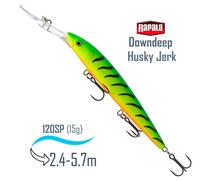 Воблер RAPALA Downdeep Husky Jerk 12, FT, Цвет: FT, Вес гр: 15, Длина, мм: 120 мм, фото 