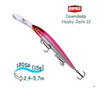 Воблер RAPALA Downdeep Husky Jerk 12, PCL, Цвет: PCL, Вес гр: 15, Длина, мм: 120 мм, фото 