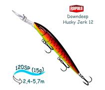 Воблер RAPALA Downdeep Husky Jerk 12, RFCW, Цвет: RFCW, Вес гр: 15, Длина, мм: 120 мм, фото 
