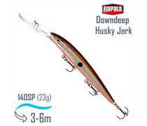 Воблер RAPALA Downdeep Husky Jerk 14, SBR, Цвет: SBR, Вес гр: 23, Длина, мм: 140 мм, фото 