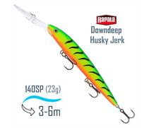 Воблер RAPALA Downdeep Husky Jerk 14, FT, Цвет: FT, Вес гр: 23, Длина, мм: 140 мм, фото 