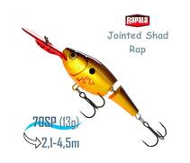 Воблер RAPALA Jointed Shad Rap 07, BCF, Цвет: BCF, Вес гр: 13, Длина, мм: 70 мм, фото 