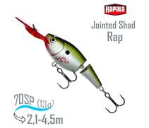 Воблер RAPALA Jointed Shad Rap 07, BOF, Цвет: BOF, Вес гр: 13, Длина, мм: 70 мм, фото 