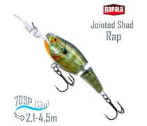 Воблер RAPALA Jointed Shad Rap 07, CBG, Цвет: CBG, Вес гр: 13, Длина, мм: 70 мм, фото 