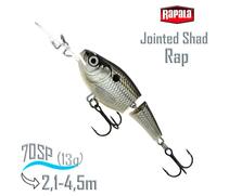 Воблер RAPALA Jointed Shad Rap 07, SSD, Цвет: SSD, Вес гр: 13, Длина, мм: 70 мм, фото 