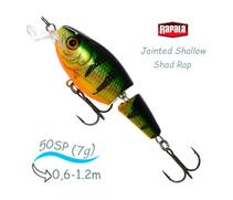 Воблер RAPALA Jointed Shallow Shad Rap 05, P, Цвет: P, Вес гр: 7, Длина, мм: 50 мм, фото 