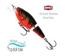 Воблер RAPALA Jointed Shallow Shad Rap 07, RCW, Цвет: RCW, Вес гр: 11, Длина, мм: 70 мм, фото 