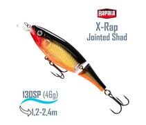 Воблер RAPALA X-Rap Jointed Shad 13, G, Цвет: G, Вес гр: 46, Длина, мм: 130 мм, фото 