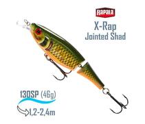 Воблер RAPALA X-Rap Jointed Shad 13, SCRR, Цвет: SCRR, Вес гр: 46, Длина, мм: 130 мм, фото 