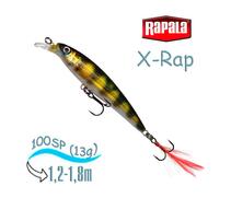Воблер RAPALA X-Rap 10, PEL, Цвет: PEL, Вес гр: 13, Длина, мм: 100 мм, фото 