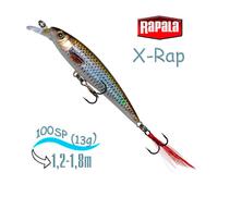 Воблер RAPALA X-Rap 10, ROL, Цвет: ROL, Вес гр: 13, Длина, мм: 100 мм, фото 