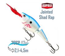 Воблер RAPALA Jointed Shad Rap 07, BBSD, Цвет: BBSD, Вес гр: 13, Длина, мм: 70 мм, фото 