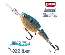Воблер RAPALA Jointed Shad Rap 09, BSD, фото 
