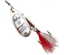 Блесна вращающаяся DAM FZ Standard Dressed Spinner #1 3g S Silver, фото 