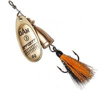 Блесна вращающаяся DAM FZ Executor Dressed Spinner #2 4g S Gold, фото 