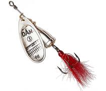 Блесна вращающаяся DAM FZ Executor Dressed Spinner #1 3g S Silver, фото 