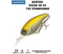 Воблер SHIMANO Bantam Kozak SR 54mm 8g T02 Champagnue, Цвет: T02 Champagnue, Вес гр: 8, Длина, мм: 54 мм, фото 