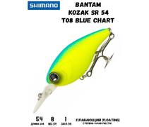 Воблер SHIMANO Bantam Kozak SR 54mm 8g T08 Blue Chart, Цвет: T08 Blue Chart, Вес гр: 8, Длина, мм: 54 мм, фото 
