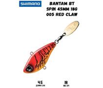 Воблер SHIMANO Bantam BT Spin 45mm 18g 005 Red Claw, Цвет: 005 Red Claw, Вес гр: 18, Длина, мм: 45 мм, фото 
