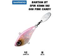 Воблер SHIMANO Bantam BT Spin 45mm 18g 008 Pink Candy, Цвет: 008 Pink Candy, Вес гр: 18, Длина, мм: 45 мм, фото 