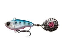 Тейл спиннер SAVAGE GEAR Fat Tail Spin 8cm 24g Sinking, Blue Silver Pink, фото 